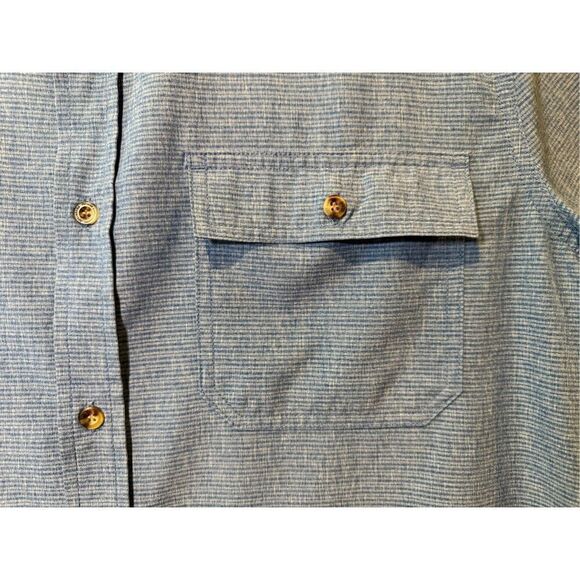 Avalanche Shirt Men’s Outdoor Button Up Blue White XL - Picture 10 of 12